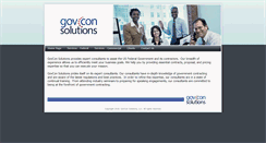 Desktop Screenshot of govconsolutions.com