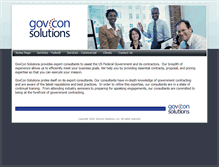 Tablet Screenshot of govconsolutions.com